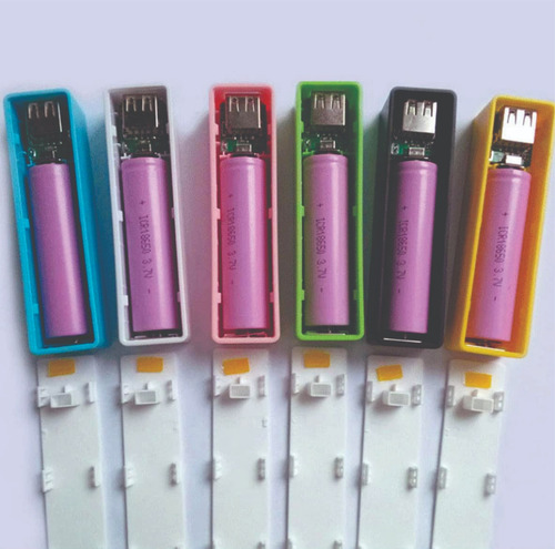 Power Bank Portátil Con Llavero 3600 Mah Varios Colores