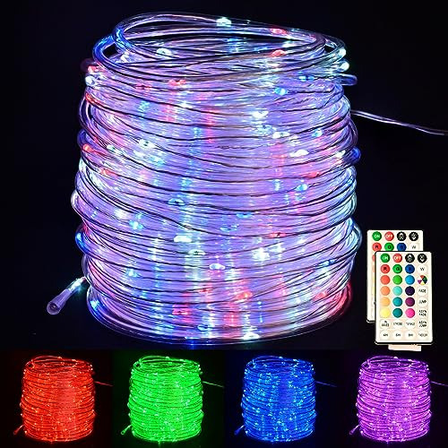 Cadena De Luces Led Prueba De Agua, 33 Pies, 100 Led In...