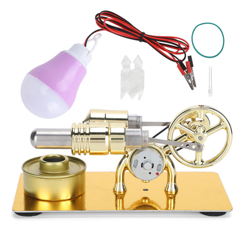 Bombilla De Motor Generador Modelo Stirling De Material Esco