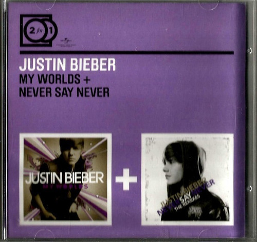 Justin Bieber ¿my Worlds + Never Say Never Cd Doble