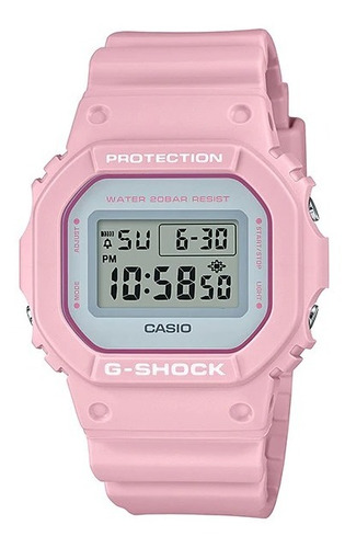 Casio G Shock Dw-5600sc-4 Rosa 43mm Reloj Hombre