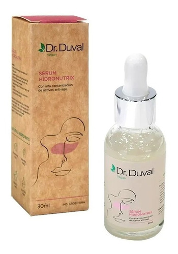 Dr. Duval Vegan Serum Facial Hidronutrix Antiage Vegano Tipo de piel Todo tipo de piel