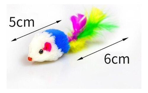 Brinquedo Interativo Realista Para Gato E Rato, 5 Peças,