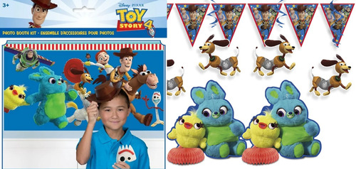 Kit Decoracion Para Fiesta Y Set De Fotos Toy Story Disney