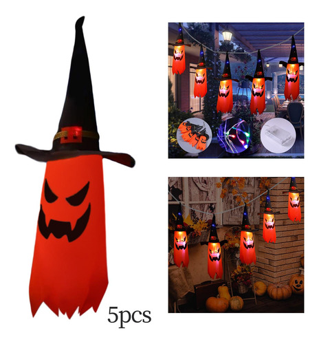 10 Piezas De Decoración De Luz De Halloween Lámpara De
