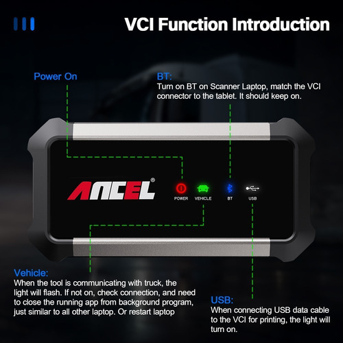 Ferramenta De Diagnóstico Automotivo Ancel X7 Hd Obd2