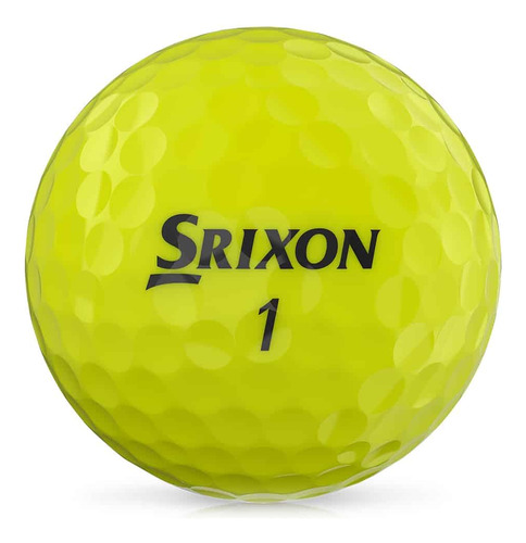 Srixon Pelota De Golf Amarilla Unisex Para Adultos, Amarillo