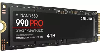 Disco Sólido Samsung Ssd 990 Pro 4tb Pcie 4.0 Nvme Pc / Ps5