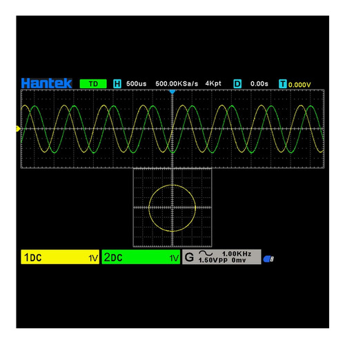 Medidor De Osciloscopio Digital 800*480 Píxeles Pantalla Lcd