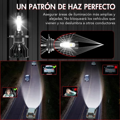 Kit De Faros Delanteros Csp Led Canbus 9003 H4 - 20000lm