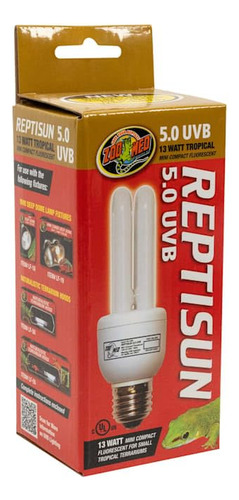 Zoo Med Reptisun 5.0 Mini Lámpara Fluorescente Compacta De 1