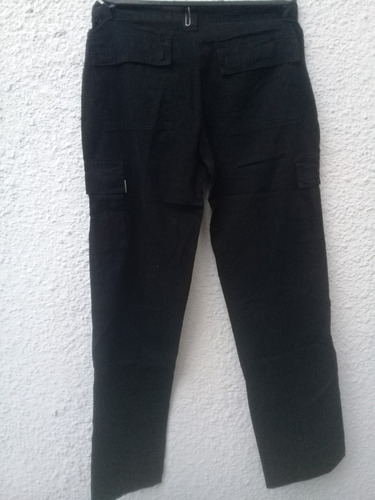 Pantalón Cargo Negro Sliver Republic Talle 48.