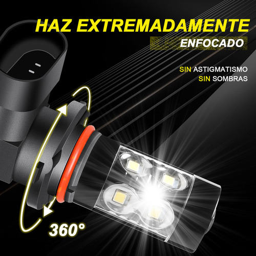 Para Ford Ranger 2001-2011 Kit De Faros+luces Antiniebla Led