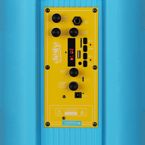 Bafle Recargable 12 Fussion Acustic Pbs-12jelly Bluetooth Color Azul