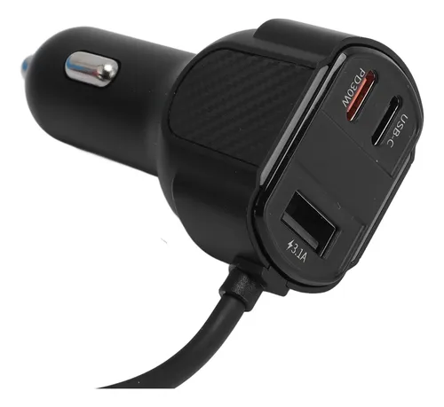 Adaptador De Coche De Carga Rápida Micro Usb Tipo C Multifun