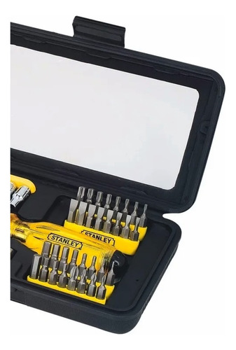 Juego De Destornillador Ratchet 47 Pcs Stanley 68-736