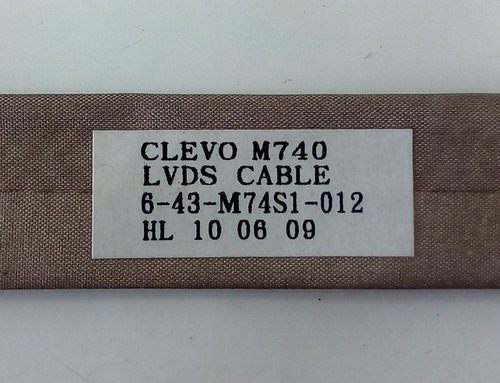 Imagem 2 de 2 de Cabo Flat Da Tela Positivo Sim 6-43-m74s1-012