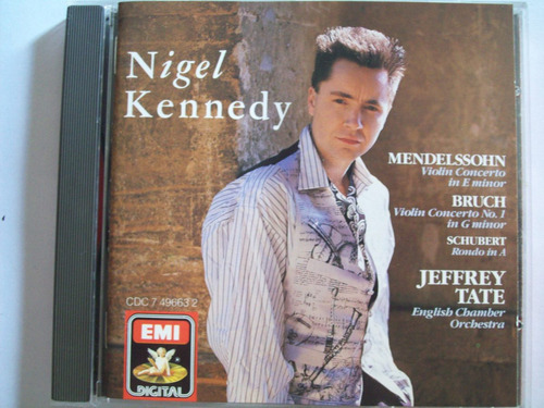 Mendelssohn Max Bruch Conciertos Violin Nigel Kennedy Cd   