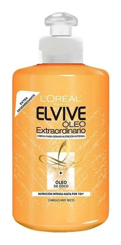 Crema De Peinar Oleo Extraordinario Coco Elvive Loreal Paris