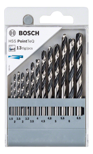 Broca Mecha Metal 13 Piezas Hsspointteq Bosch