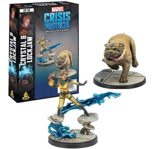 Marvel Crisis Protocol Crystal And Lockjaw Character Pack |