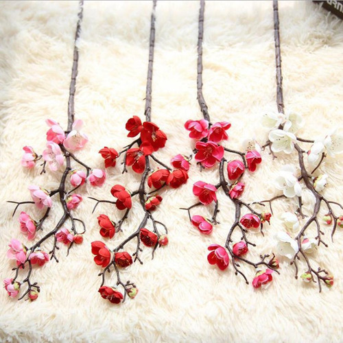 Para Ramo De Flores Artificiales Rosa Claro