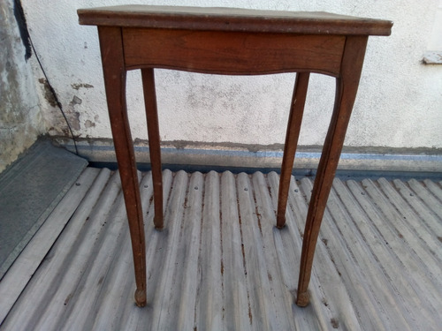 1/2-antigua Mesa Mesita Bar Provenzal Roble 60 X 50 X 78 Alt (Usado)