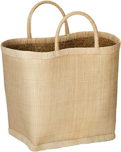 Serene Spaces Living Bolso De Rafia Natural Hecho A Mano, Bo