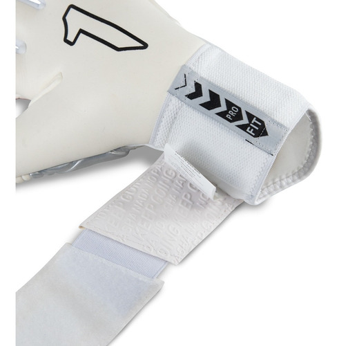Imagen 5 de 5 de Guante De Portero Rinat Meta Gk Alpha Blanco Plata