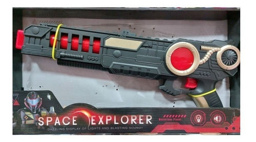Pistola Arma De Juguete Space Explorer Con Luz Y Sonido