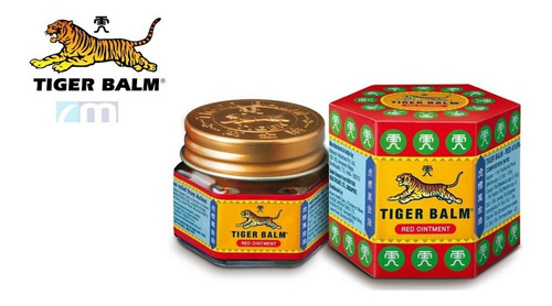 Pomada Tiger Balm Original Red Tigre Vermelho Alivio Dores Tipo De Embalagem Pote