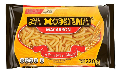 La Moderna Pasta Para Sopa Macarron 200 Gr