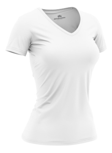 Blusa De Academia Feminina Babylook Dry Fit Com Proteção Uv