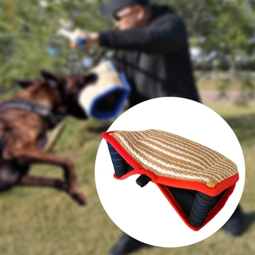 Hjq Almohadilla De Entrenamiento For Perros, Mangas Rojas