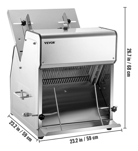 Cortador De Pan Para Tostadas Vevor Comercial Panaderia Bagc