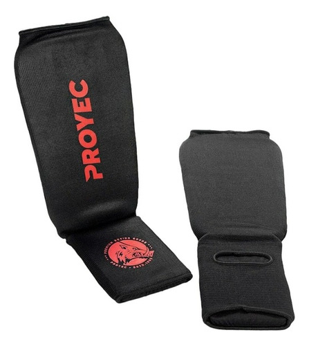 Tibiales Para Kick Boxing Proyec Elastizado Protector