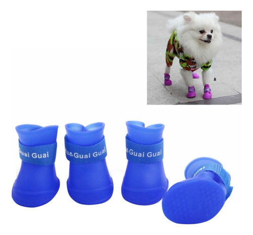 Preciosos Zapatos Azules Para Perros