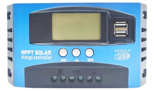 Controlador Solar Mppt 12v 24v 100a Carga Panel Bateria 