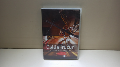 Dvd Cléia Iruzum In Recital Hall At Menuhin