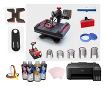 Comprar Maquina De Sublimación 13  En 1 38*38 Cm + Impresora + Tinta