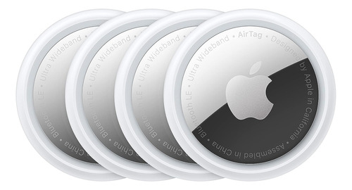 Apple Airtag Pack X4 Unidades Rastreo Garantia Original