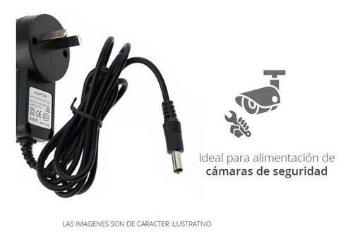Imagen 2 de 5 de Fuente 12v 1a Alimentacion Camaras Cctv