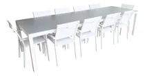 Comprar Juego Set Mesa Y 10 Sillas De Exterior Set De Jardin Premium