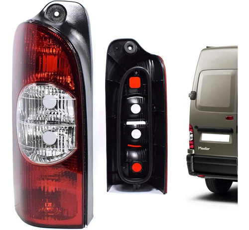 Optica Trasera P/ Renault Master 2007 08 2009 2010 2011 2012 Izquierdo/conductor Rojo
