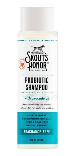 Shampoo Y Acon. Para Perros Con Probióticos Skouts Honor