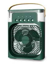 Comprar Mini ventilador de aire acondicionado, humidificador, aire acondicionado D, color verde