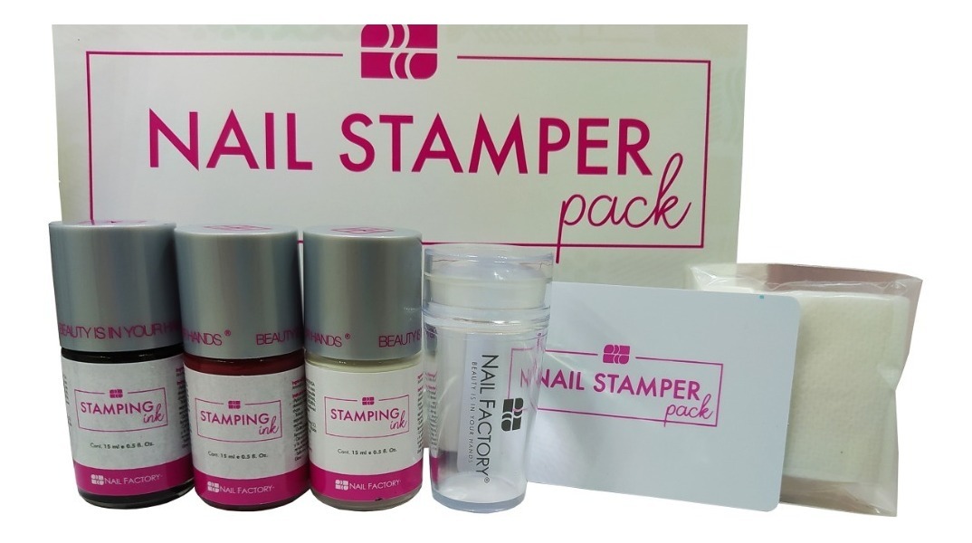 10. Nail Art Stamping Kit with Stamper and Scraper - eBay - wide 1