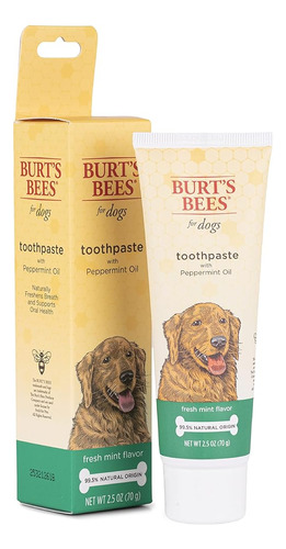 Pasta De Dientes Burt's Bees For Pets Con Madreselva Y Aceit