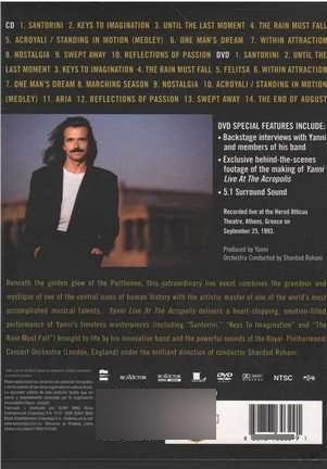 Cddvd - Yanni / Live At The Acropolis Cd + Dvd