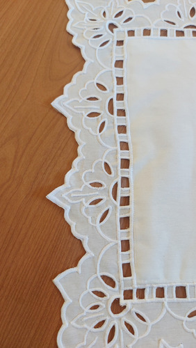 Fronha Renda Richelieu Do Ceará Pequena Macia Kit Com 2 Cor Branco